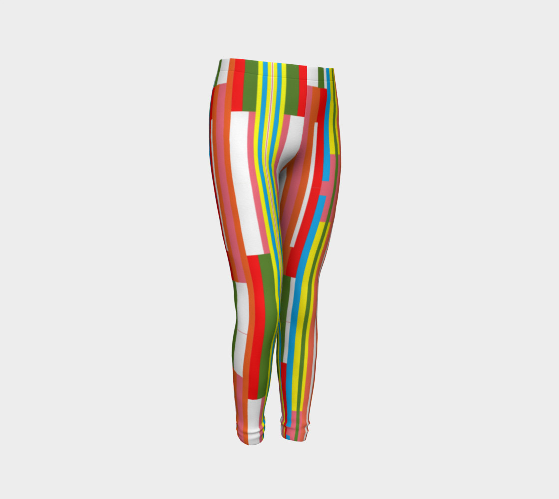 Aperçu de Super Striped Girls Leggings #3