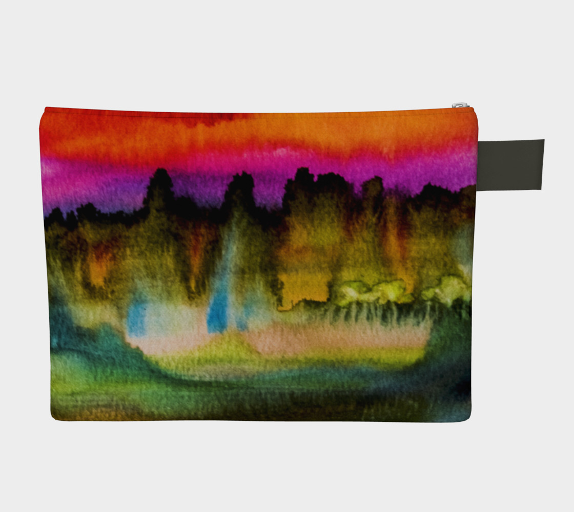 Dramatic Watercolor Zipper Case preview #2