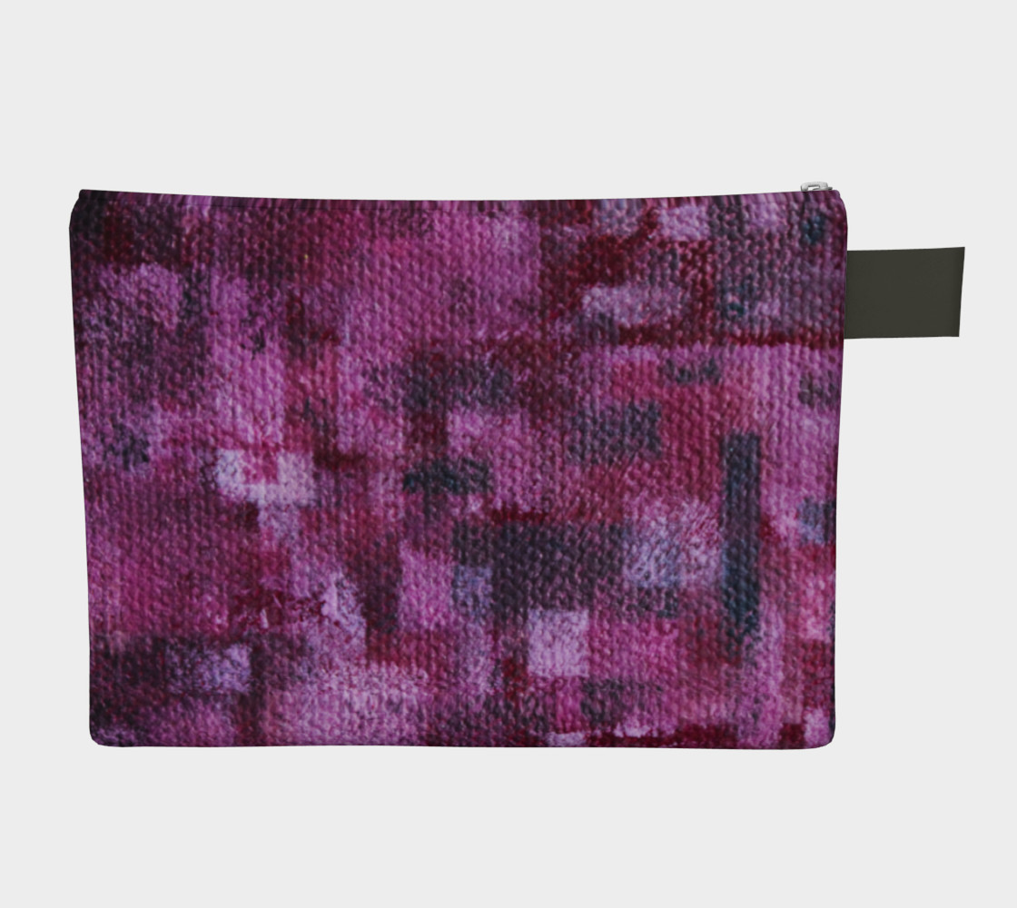 Pink Mosaic Zipper CarryAll preview #2