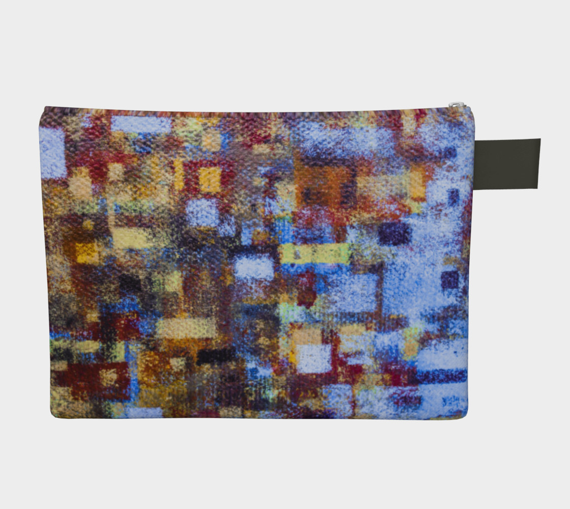 Blue Mosaic Zipper CarryAll preview #2