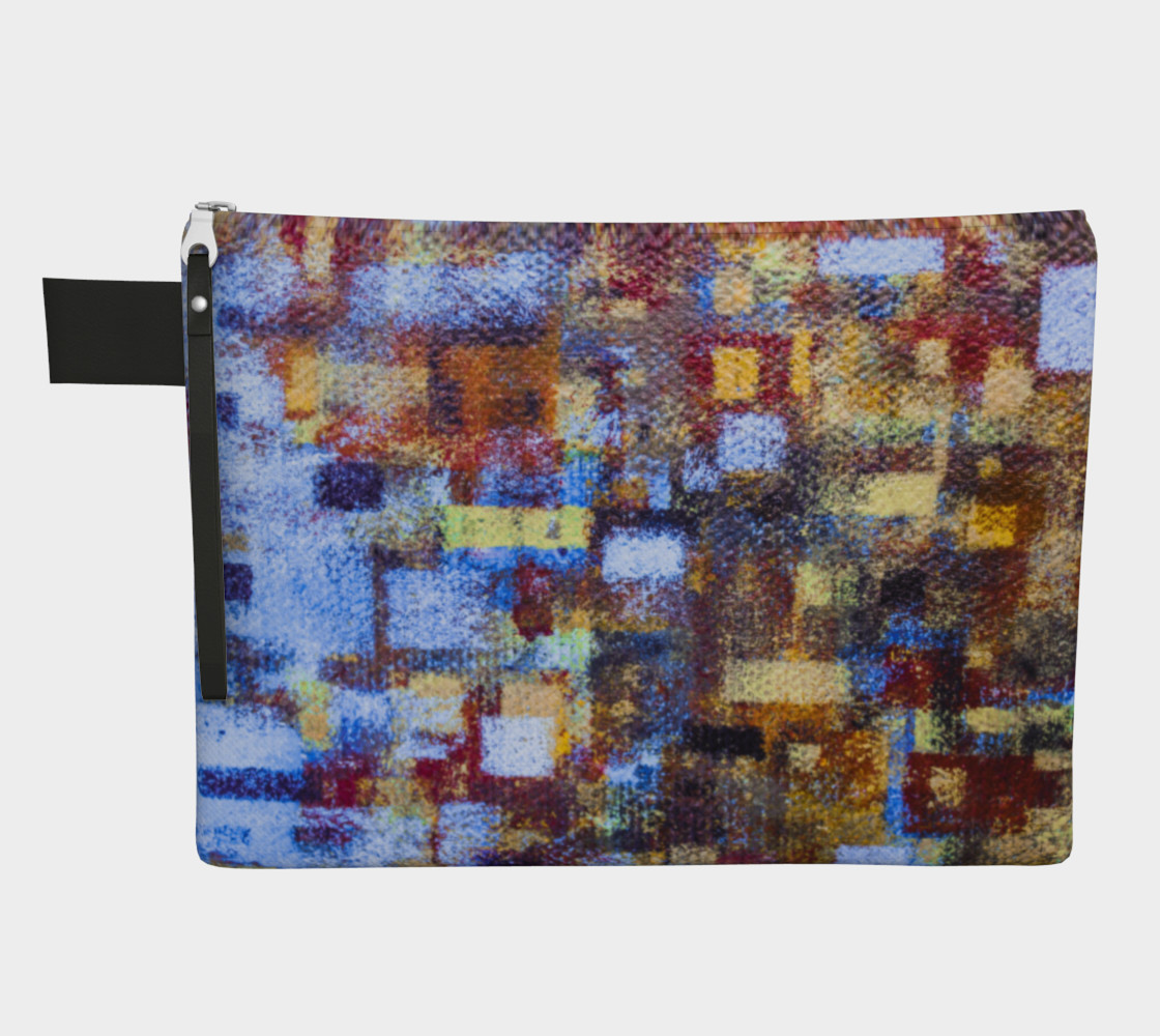 Blue Mosaic Zipper CarryAll preview #1