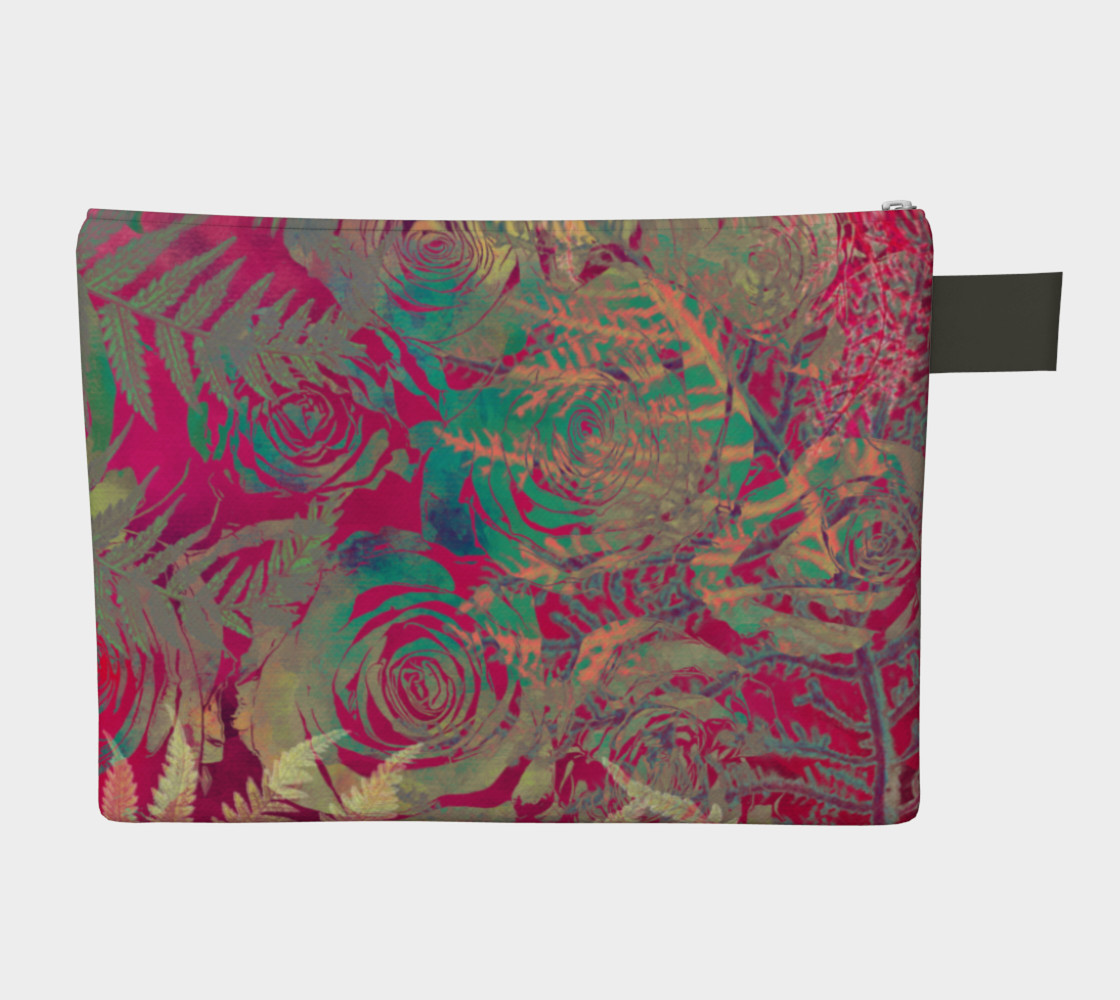Flowers zipper carry all preview #2