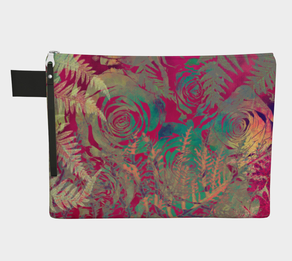 Flowers zipper carry all preview #1
