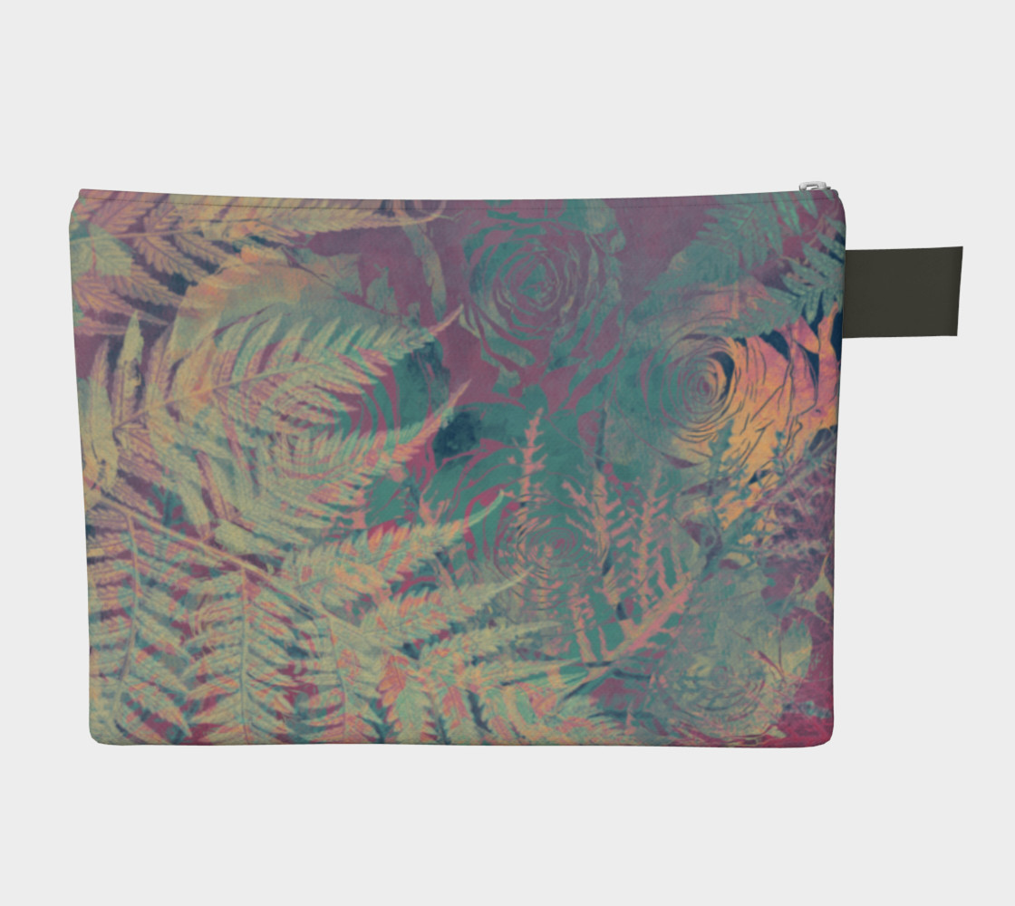 Flowers pastel zipper carry all preview #2