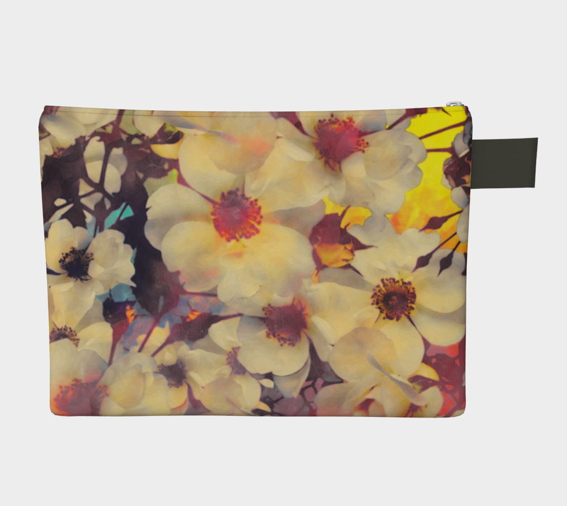 Flowers light zipper carry all preview #2