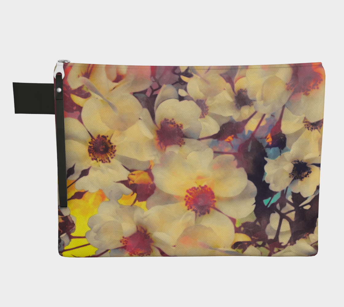 Flowers light zipper carry all preview #1