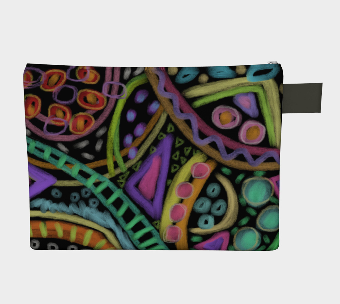 Original Abstract Art Clutch Bag preview #2