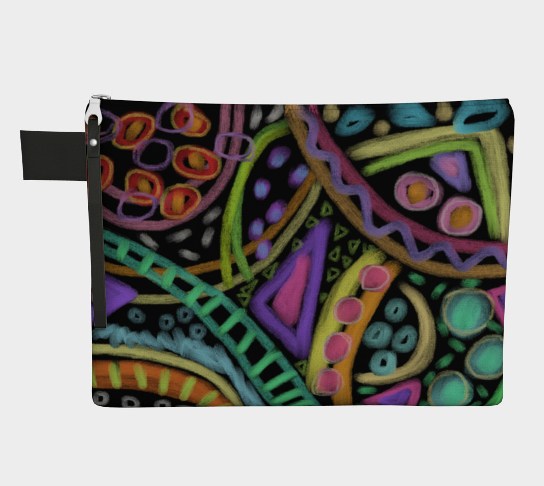 Original Abstract Art Clutch Bag preview #1