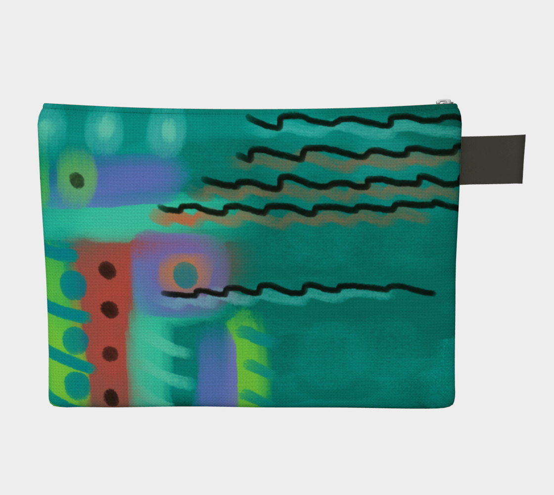 Colorful Abstract Art Clutch Bag preview #2