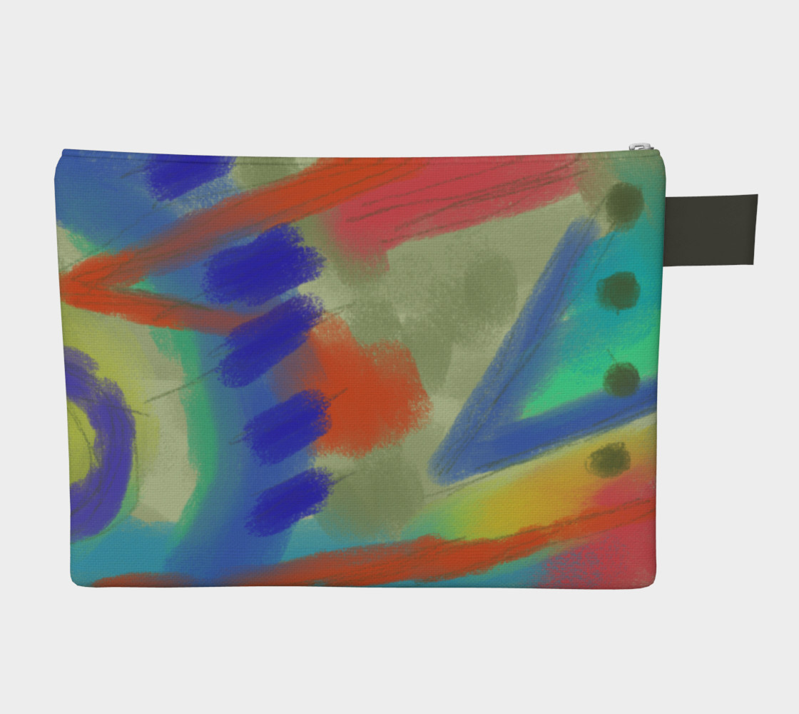 Aperçu de Original Abstract Art Clutch Bag #2