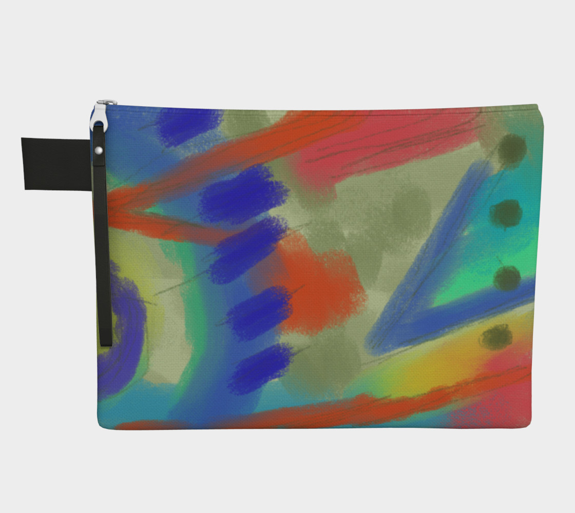 Aperçu de Original Abstract Art Clutch Bag #1