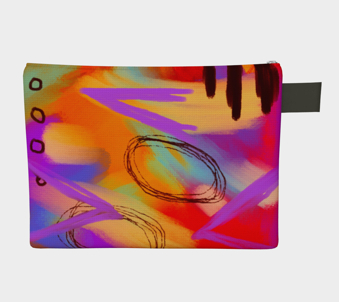 Funky Abstract Art Clutch Bag preview #2