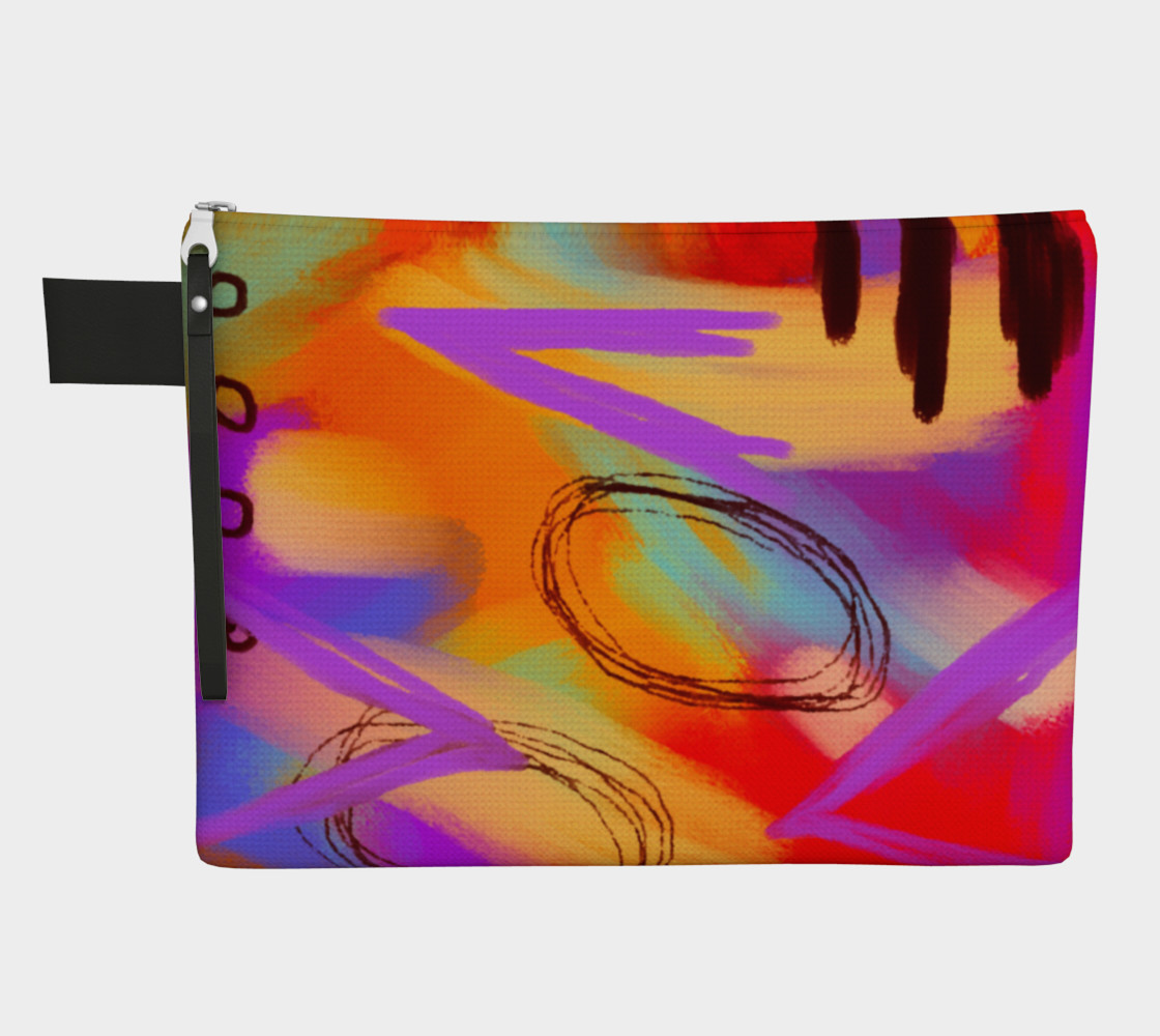 Funky Abstract Art Clutch Bag preview #1