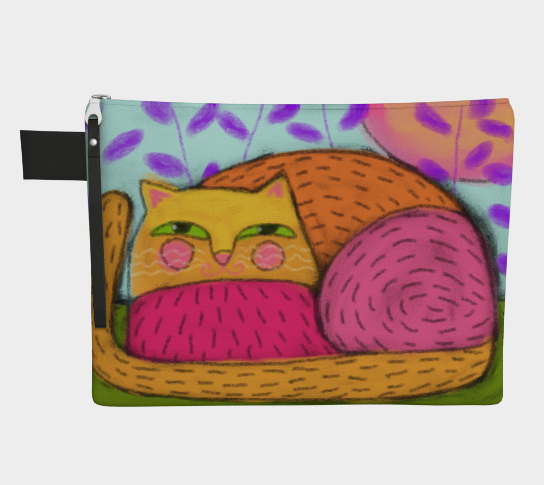 Abstract Cat Clutch Bag preview #1