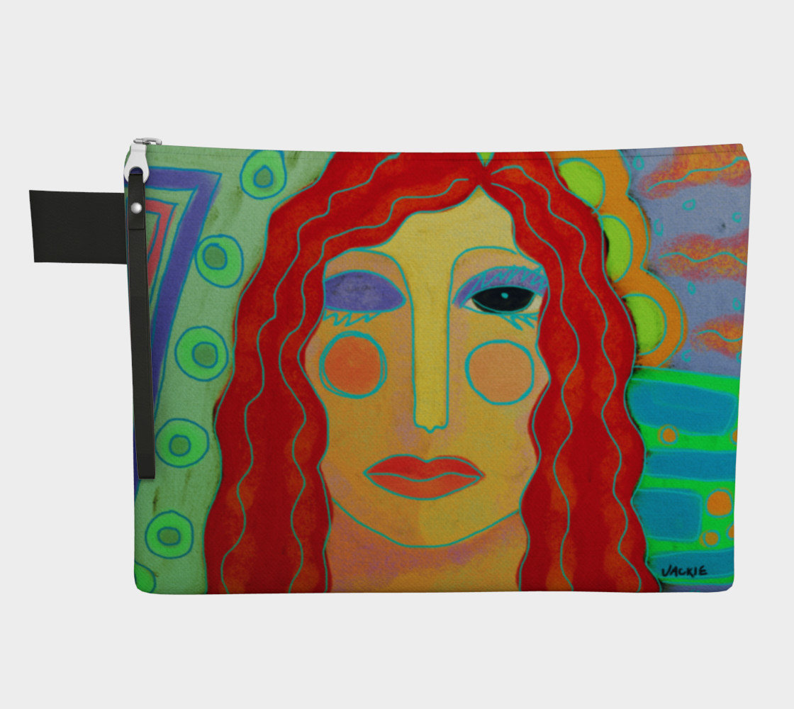Aperçu de Original Abstract Art Clutch Bag #1