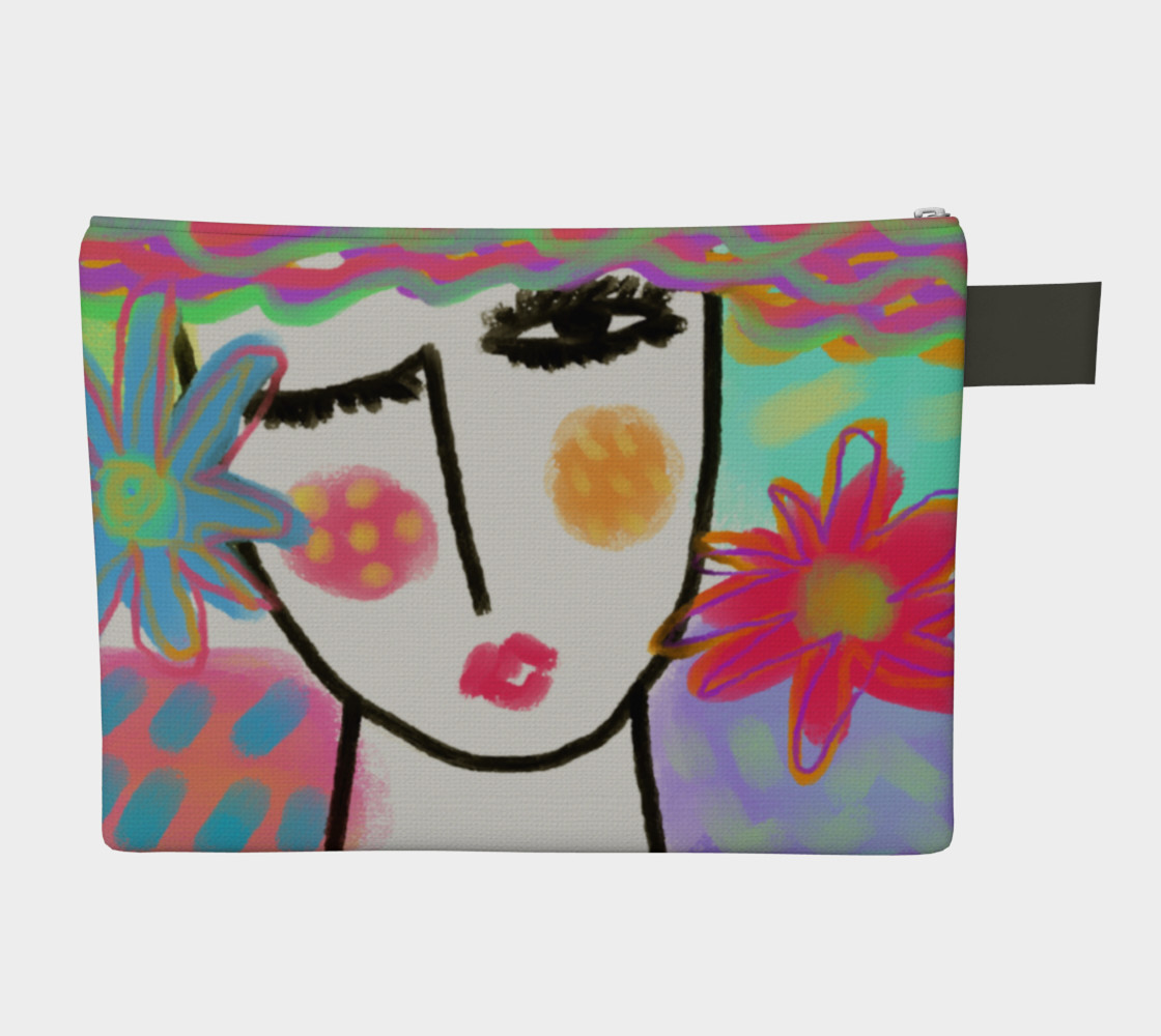 Aperçu de Summer Abstract Art Clutch Bag #2