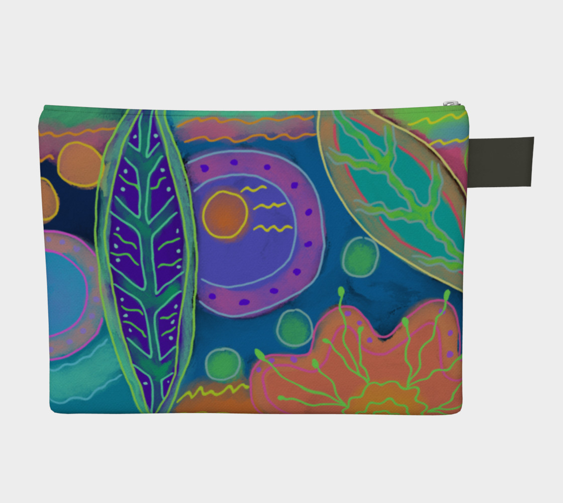 Colorful Abstract Art Clutch Bag preview #2