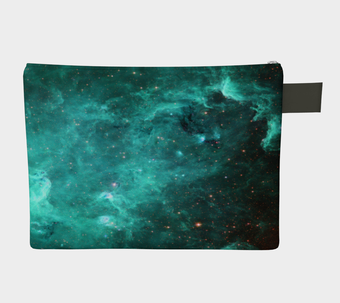 North America Nebula Infrared Turquoise Enhanced Zipper Carry All preview #2