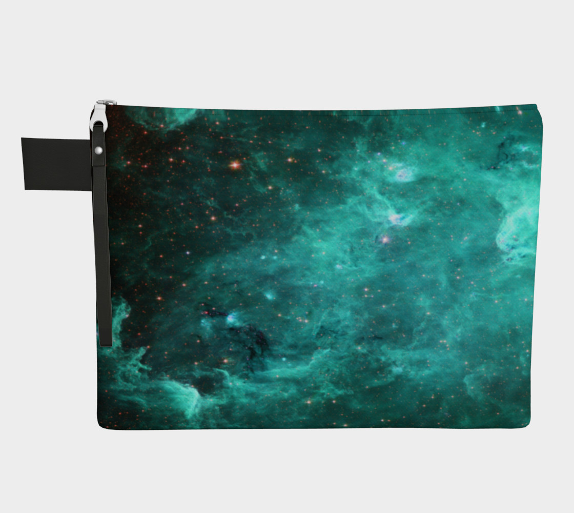 North America Nebula Infrared Turquoise Enhanced Zipper Carry All preview #1