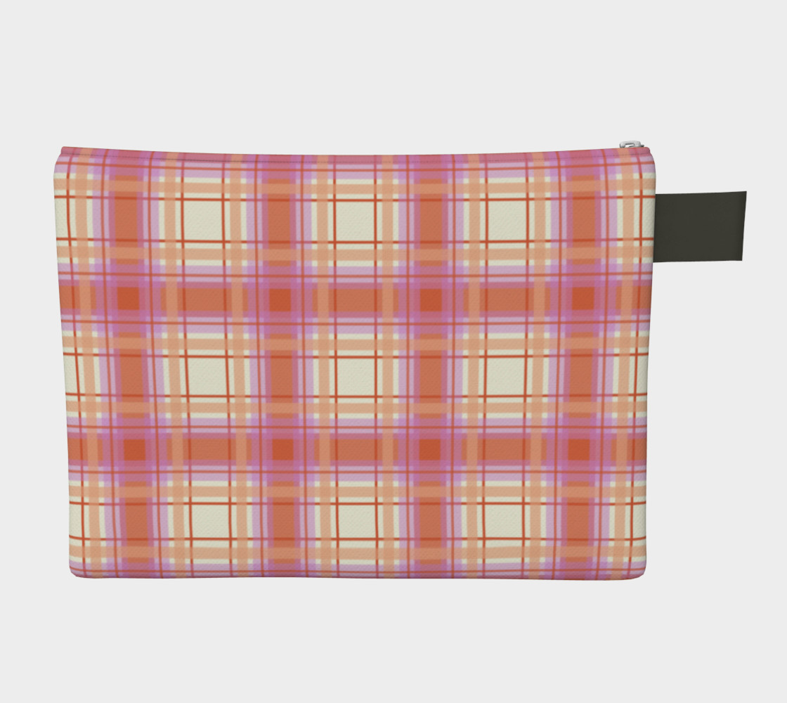 Plaid in Peach, Yellow and Pink preview #2