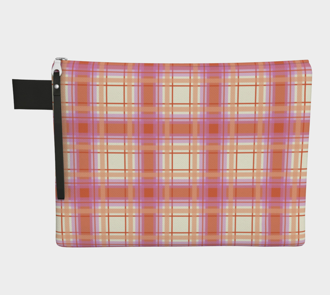 Plaid in Peach, Yellow and Pink preview #1
