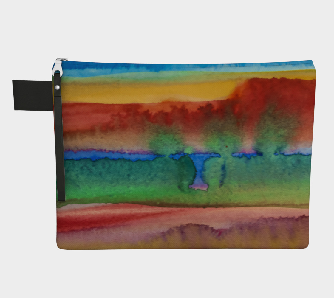 Desert Watercolor Zipper Carry All preview #1