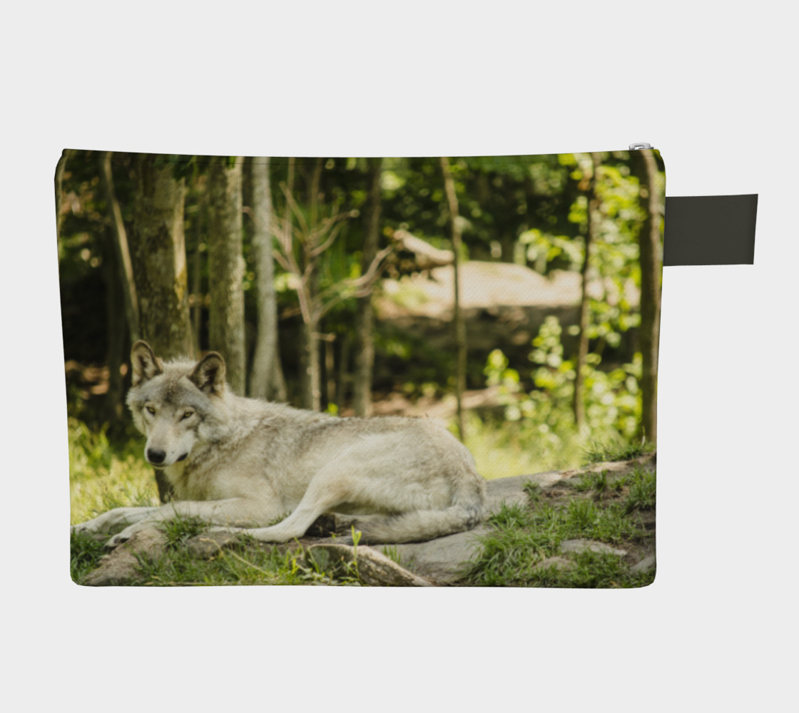Gray Wolf Zipper Carry All preview #2