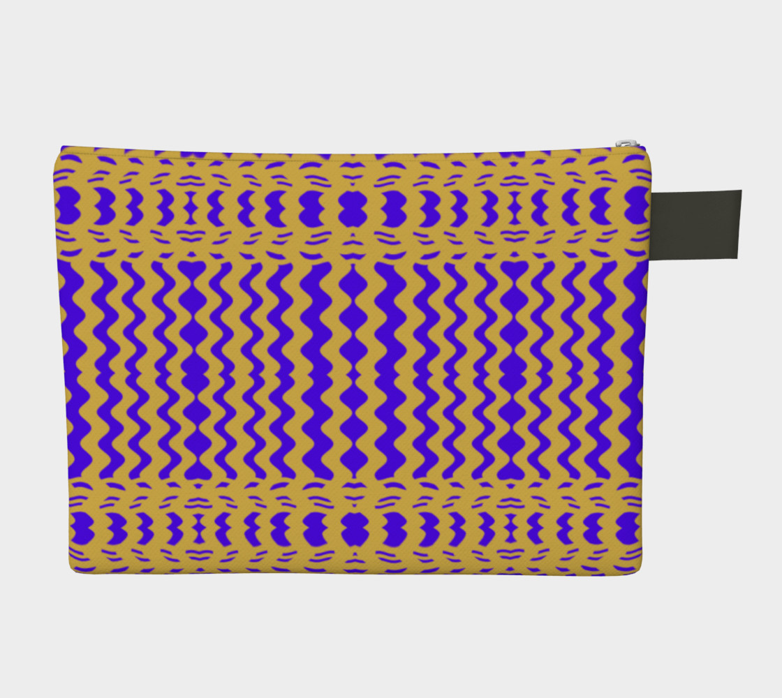 Aperçu de Bright Colorful Purple Yellow Wavy Lines #2