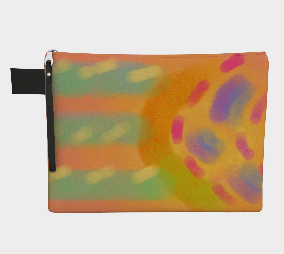Original Abstract Art Clutch Bag preview #1