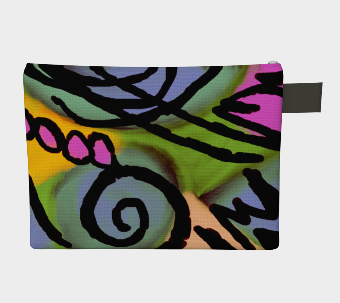 Colorful Abstract Art Clutch Bag preview #2