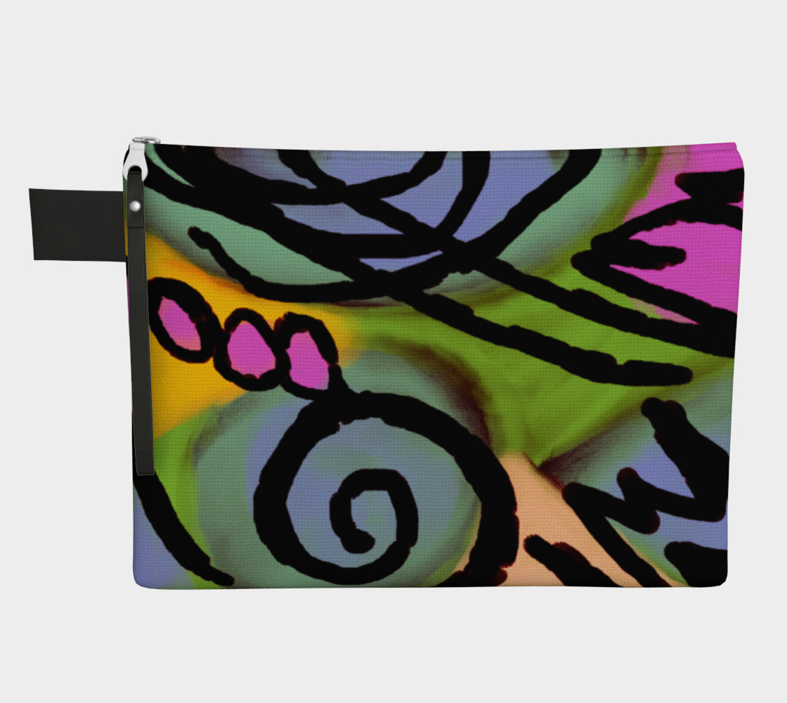 Colorful Abstract Art Clutch Bag preview #1