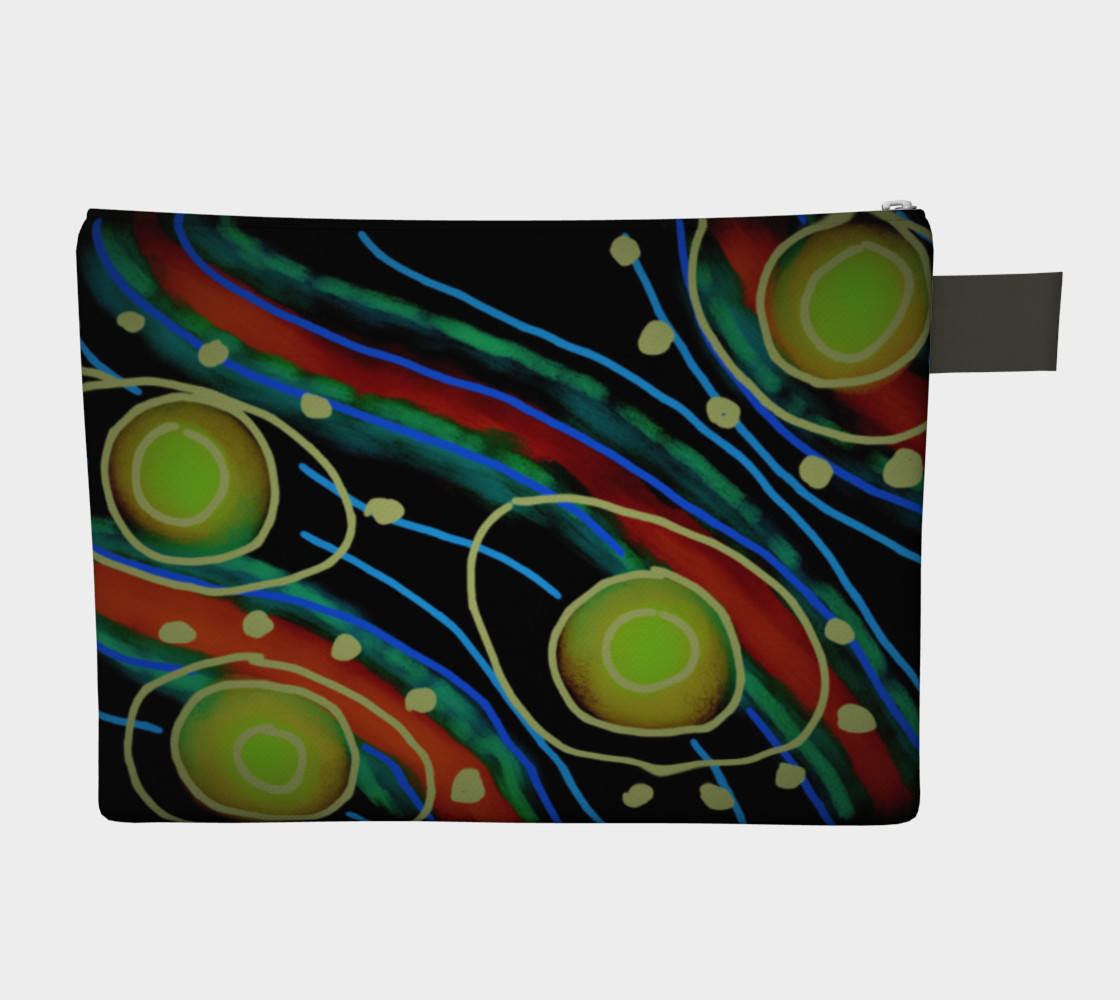 Aperçu de Original Abstract Art Clutch Bag #2