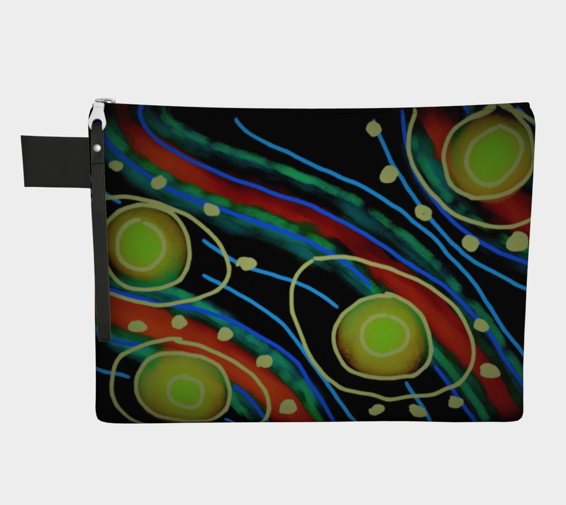 Aperçu de Original Abstract Art Clutch Bag #1