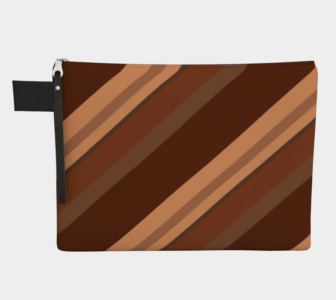 Brown Chocolate Caramel Stripes  preview #1