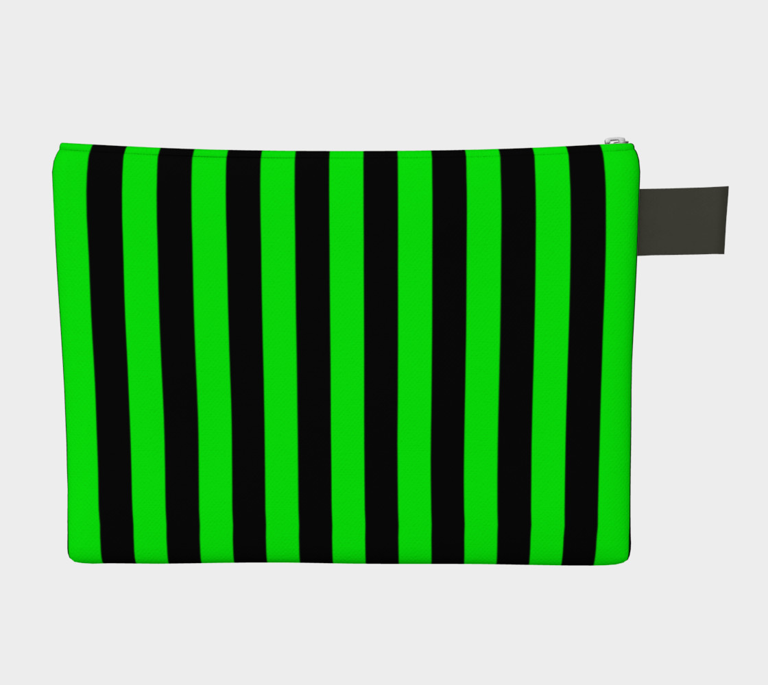 Aperçu de Black and Lime Green Stripes #2