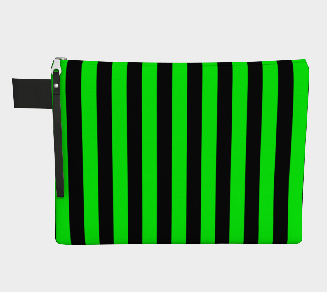 Aperçu de Black and Lime Green Stripes #1