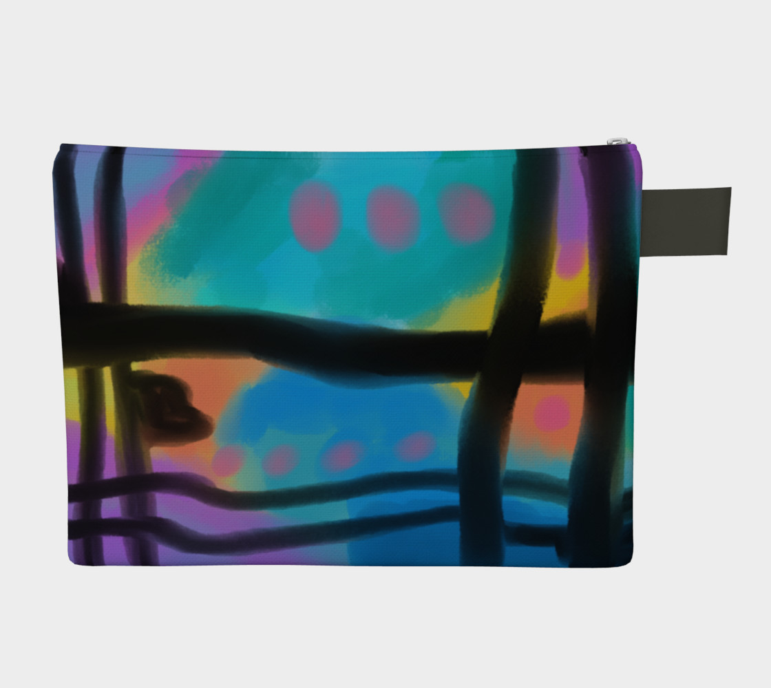 Aperçu de Original Abstract Art Clutch Bag #2
