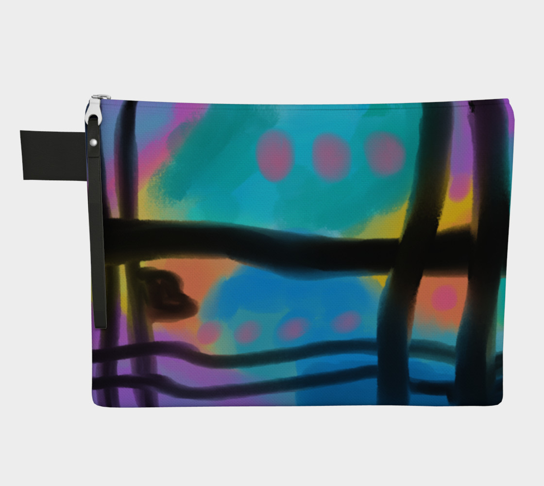 Aperçu de Original Abstract Art Clutch Bag #1