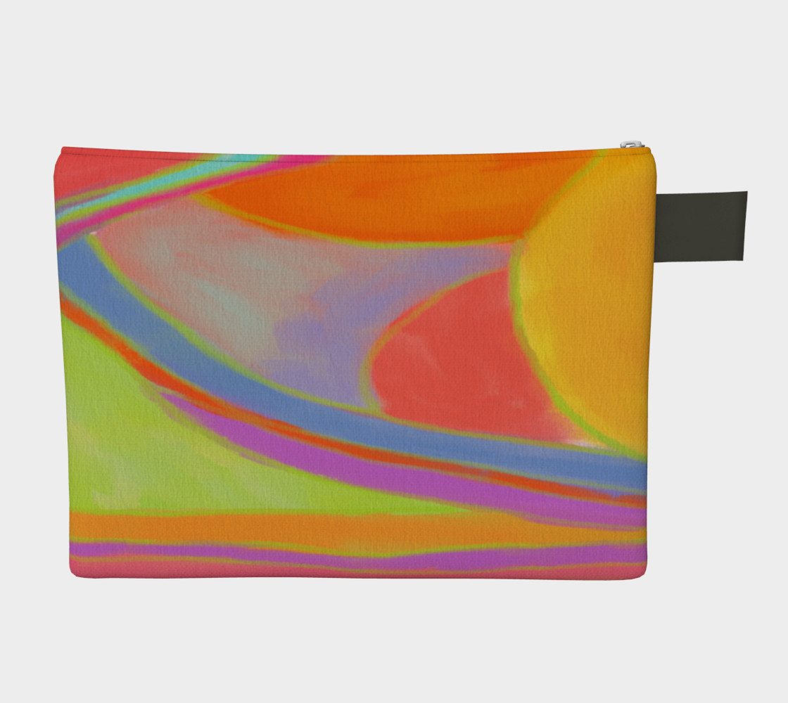 Aperçu de Original Abstract Art Clutch Bag #2