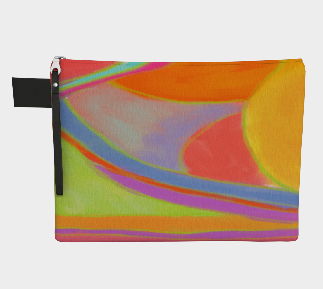 Aperçu de Original Abstract Art Clutch Bag #1