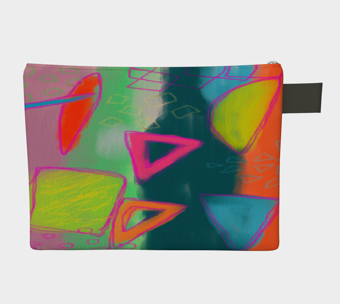 Colorful Abstract Art Clutch Bag preview #2