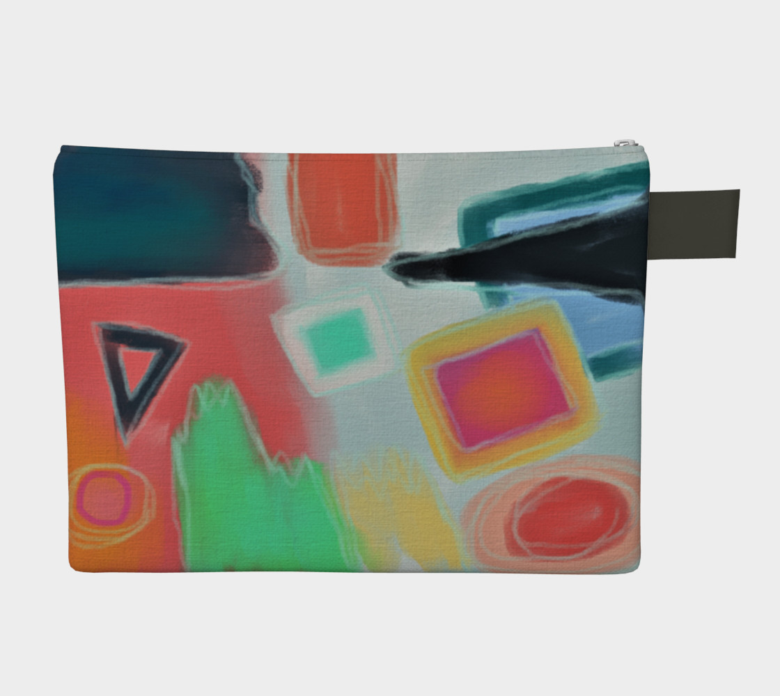 Original Abstract Art Clutch Bag preview #2