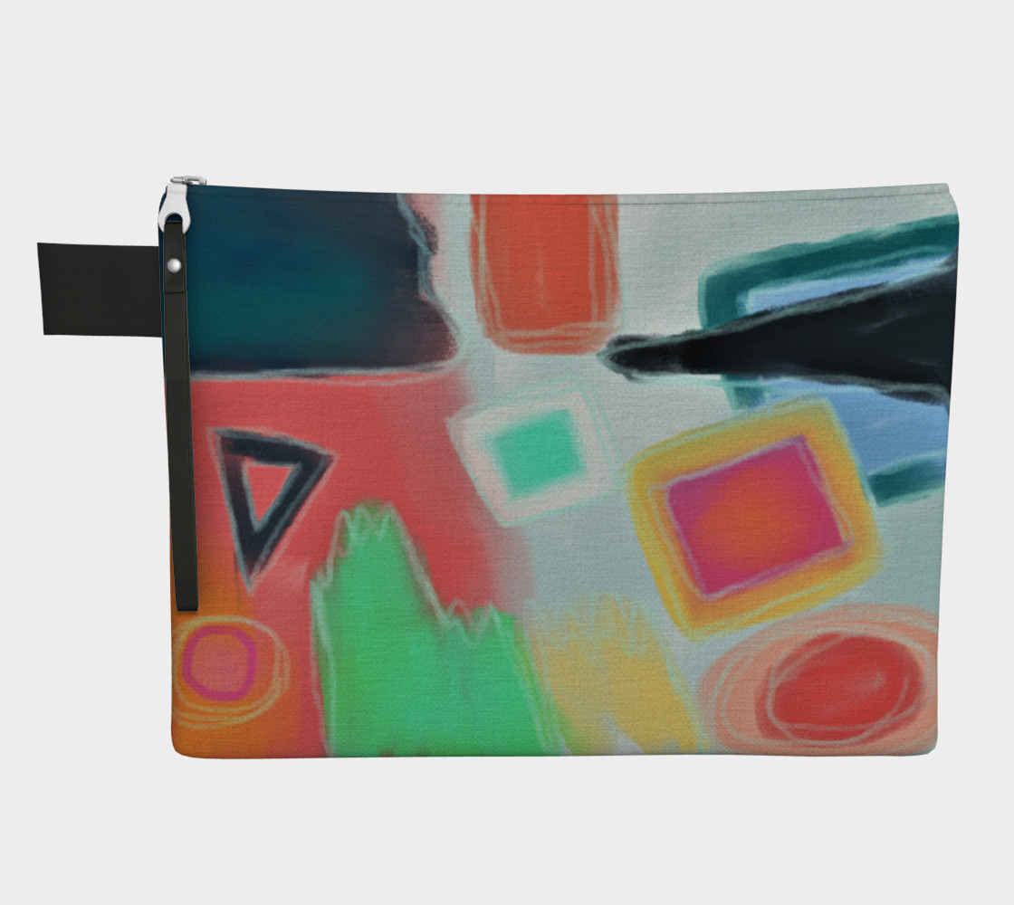 Original Abstract Art Clutch Bag preview #1