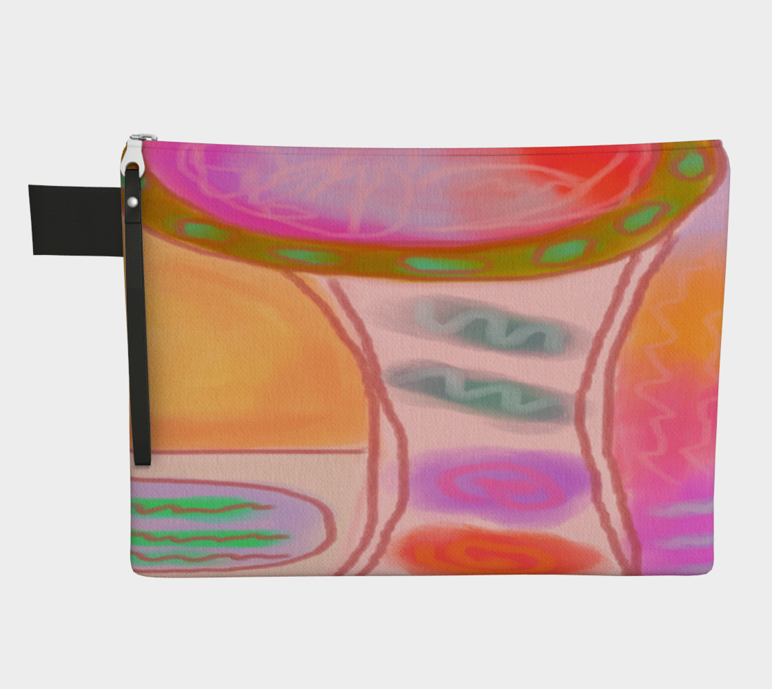 Aperçu de Original Abstract Art Clutch Bag #1