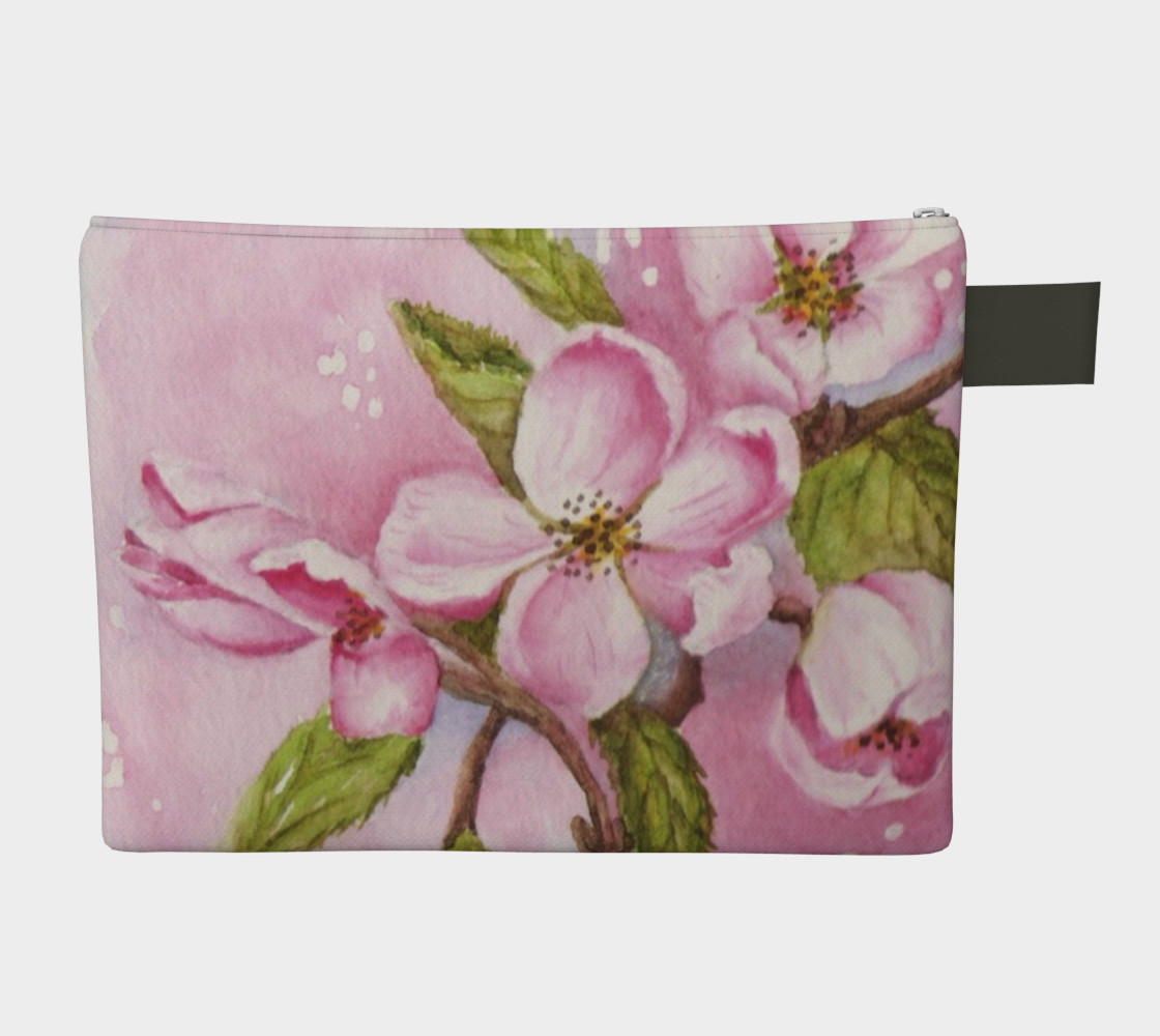 Watercolor Pink Apple Blossoms preview #2