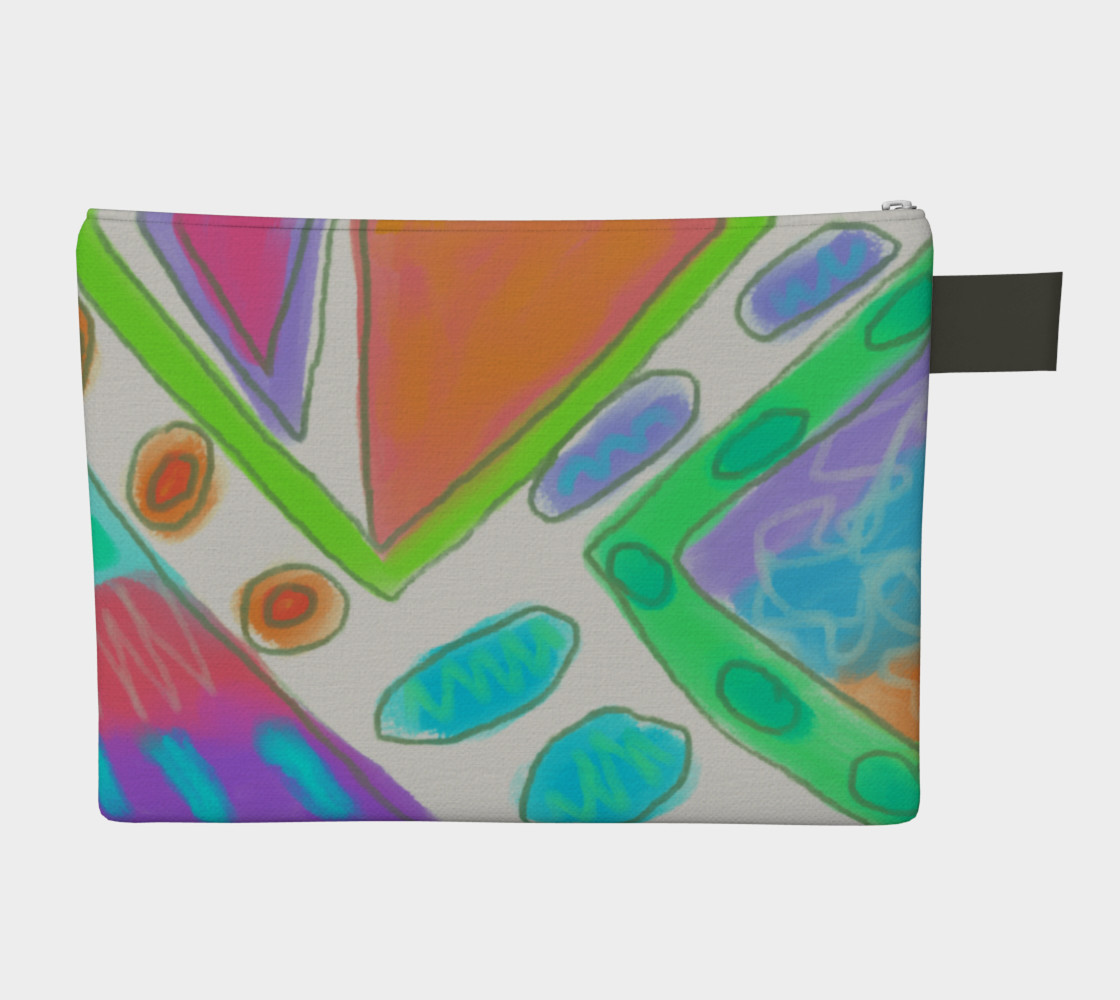 Aperçu de Original Abstract Art Clutch Bag #2