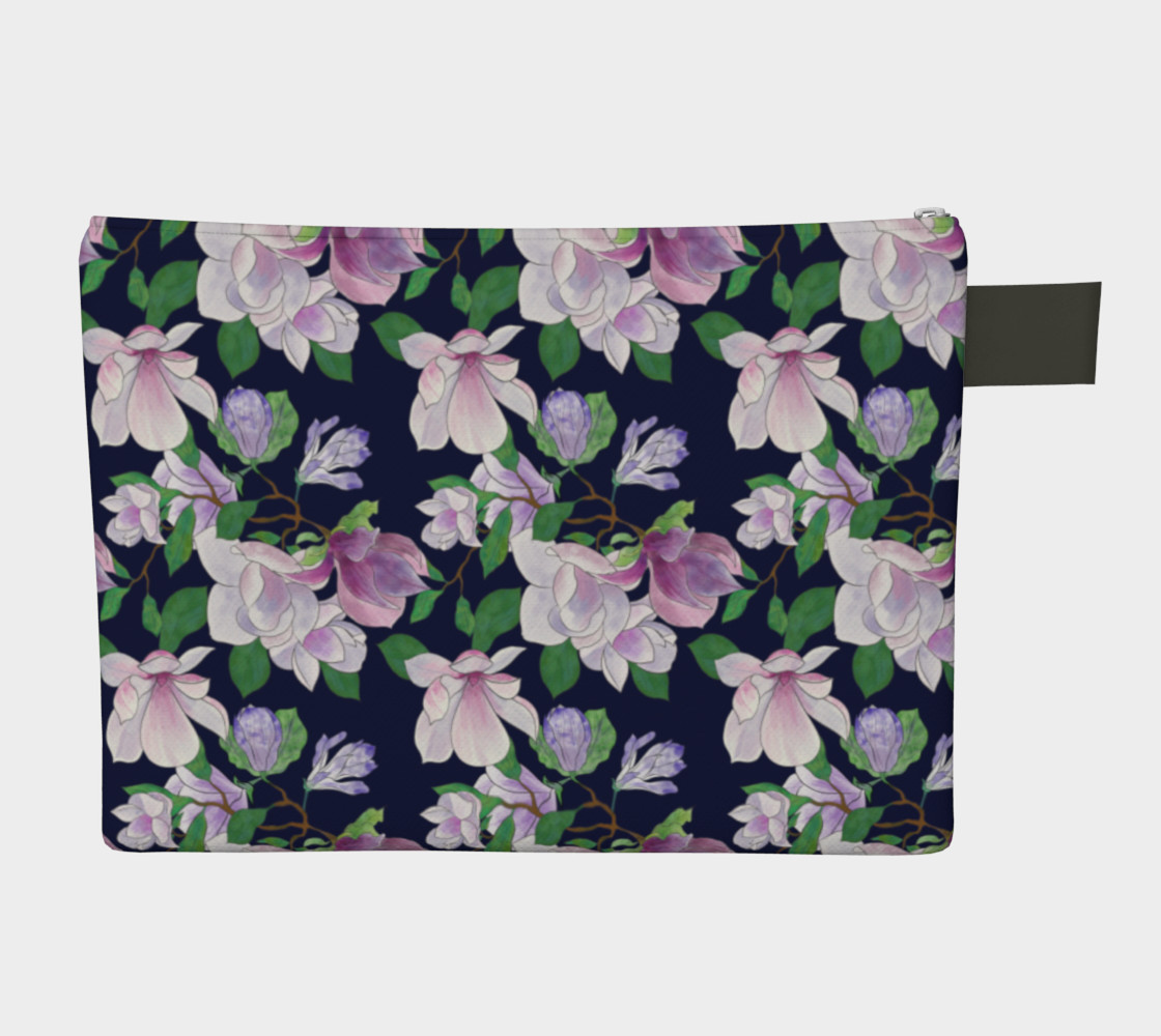 Magnolia Floral Frenzy Zipper Carry-All preview #2