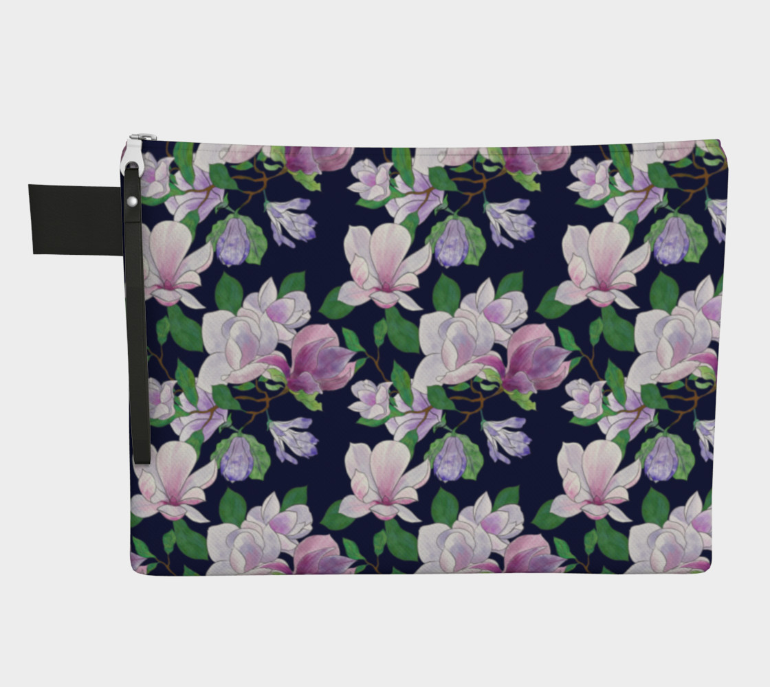 Magnolia Floral Frenzy Zipper Carry-All preview #1