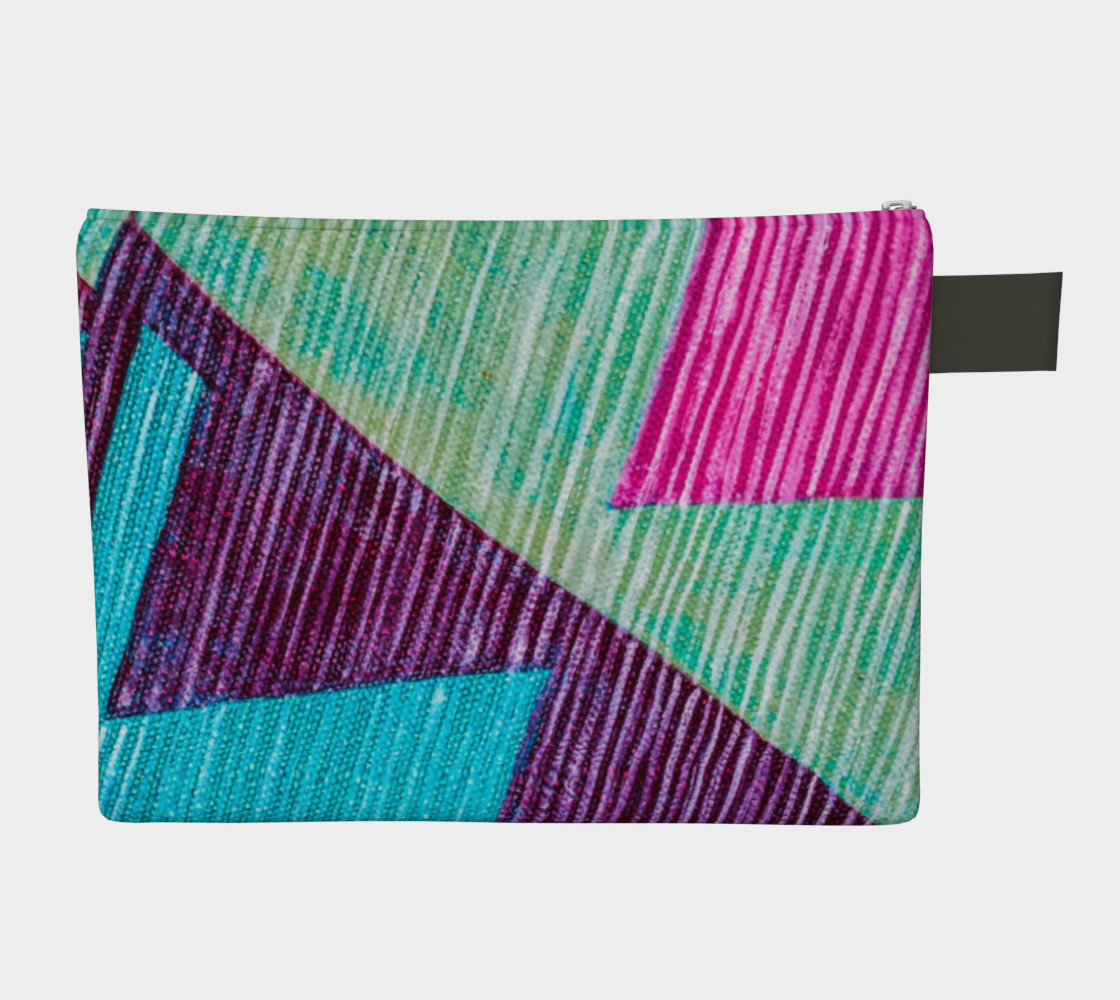 Ethnic Print Zipper Carry-All preview #2