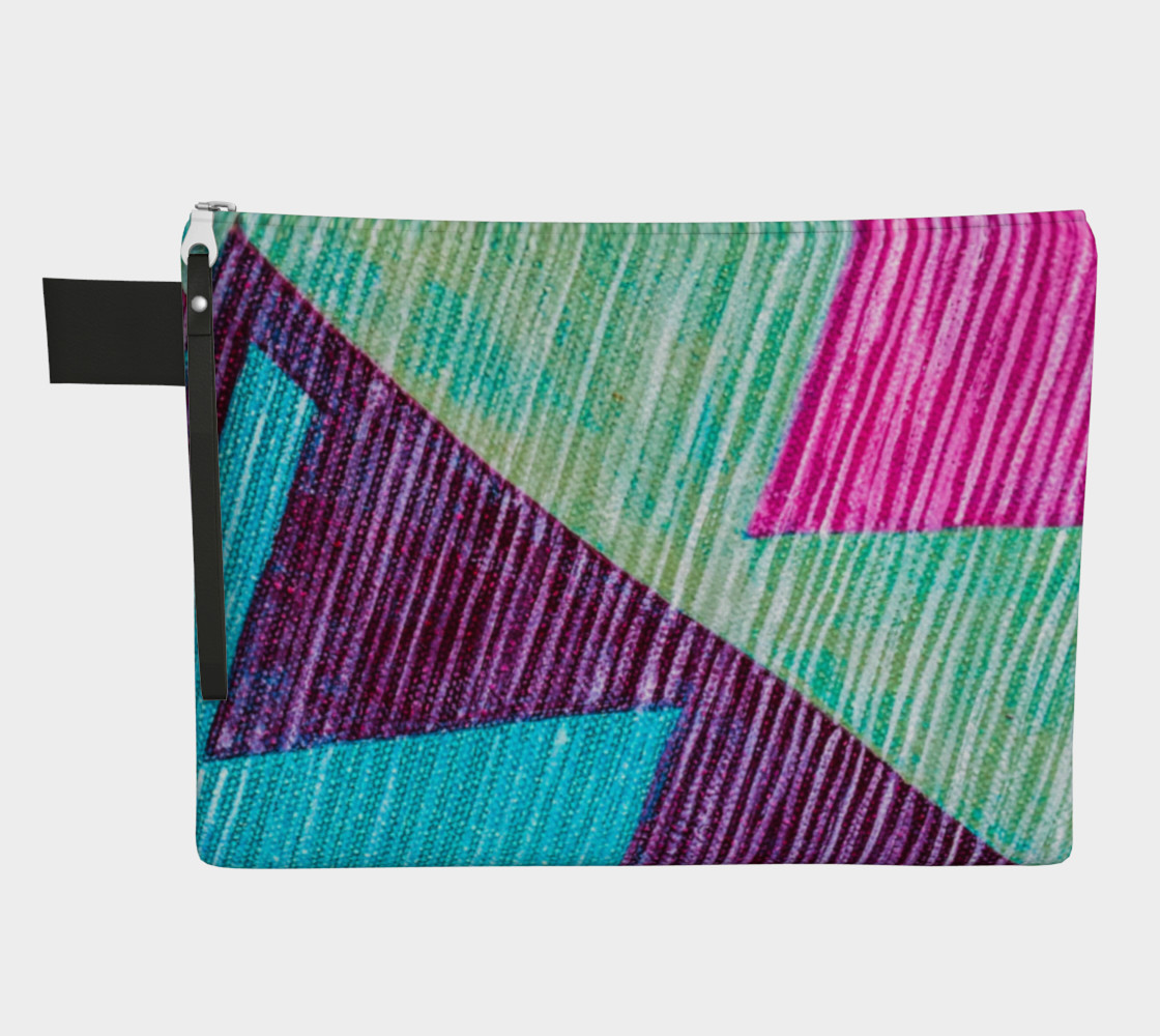 Ethnic Print Zipper Carry-All preview #1